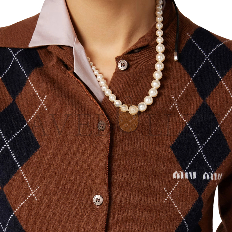 MIU MIU CASHMERE KNIT CARDIGAN MMF896